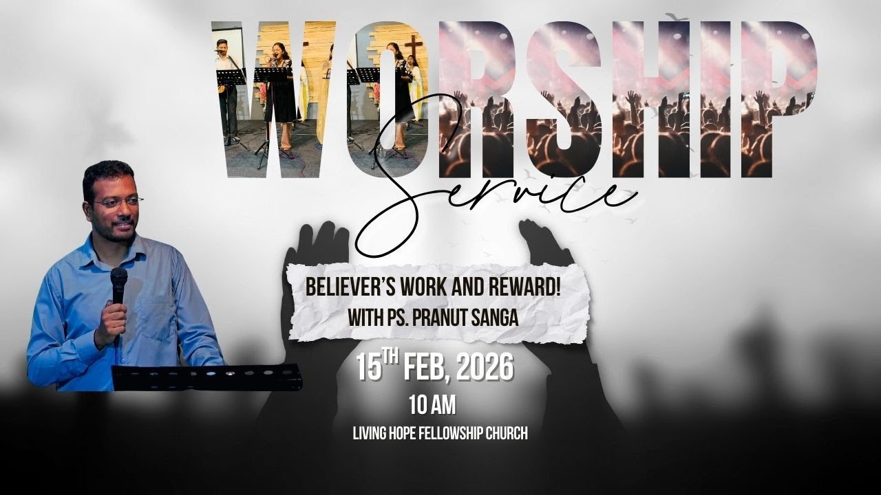 LIVE Hindi Sunday Service | Live Church Service | Living Hope Fellowship Church | 15th Feb 2026.