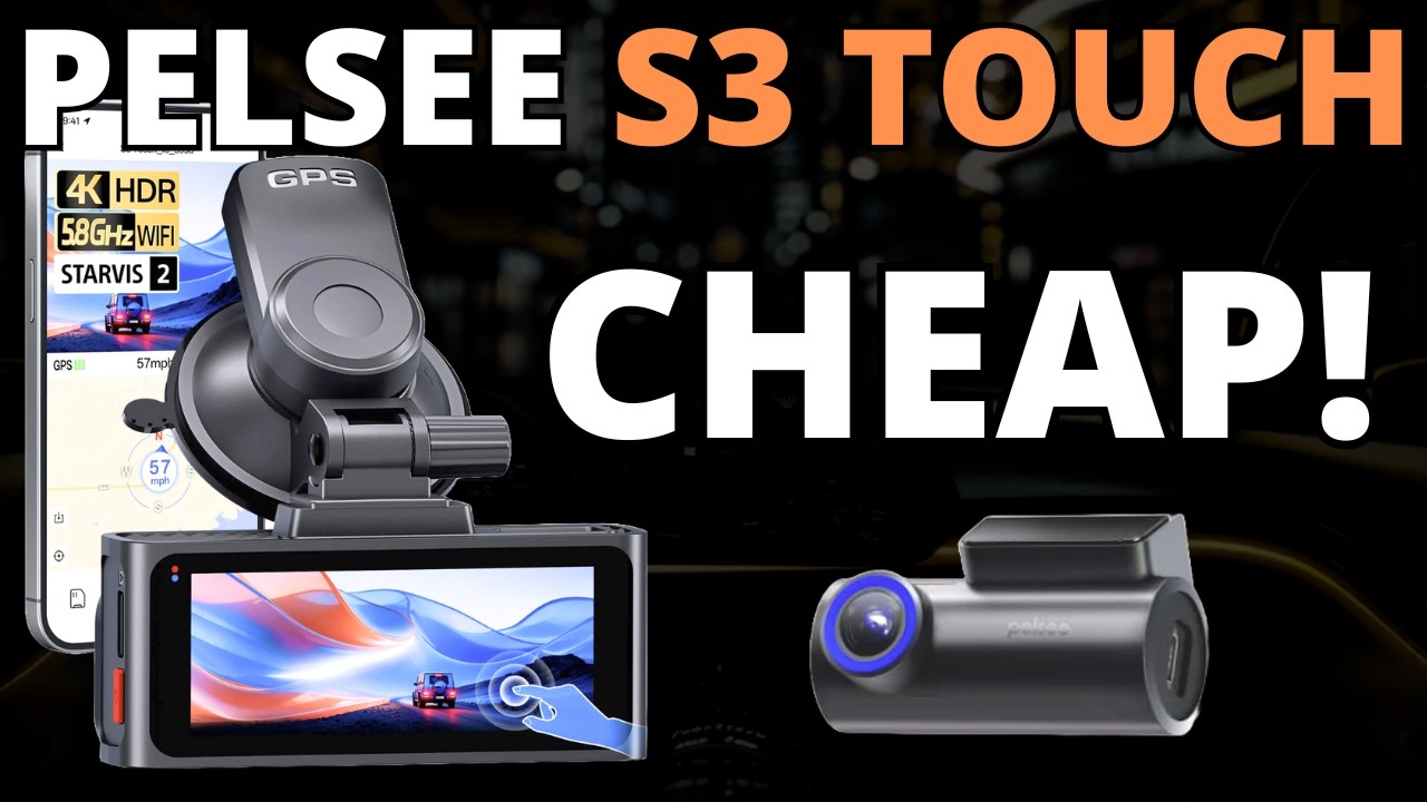 Видеорегистратор Pelsee S3 Touch 4K Starvis 2 Mirror Dash Cam — тестовое видео днем/ночью, распак...