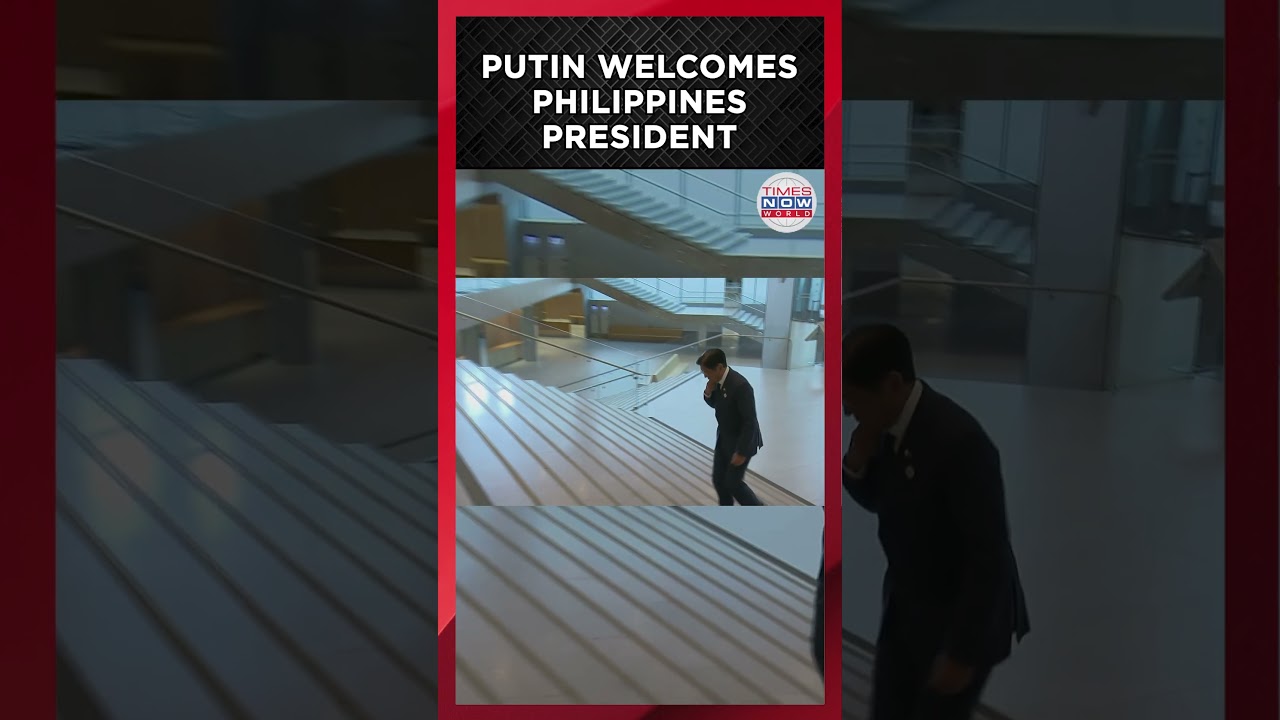 ON CAM: Putin Welcomes Philippines President Marcos in Kazan Kremlin| Times Now World