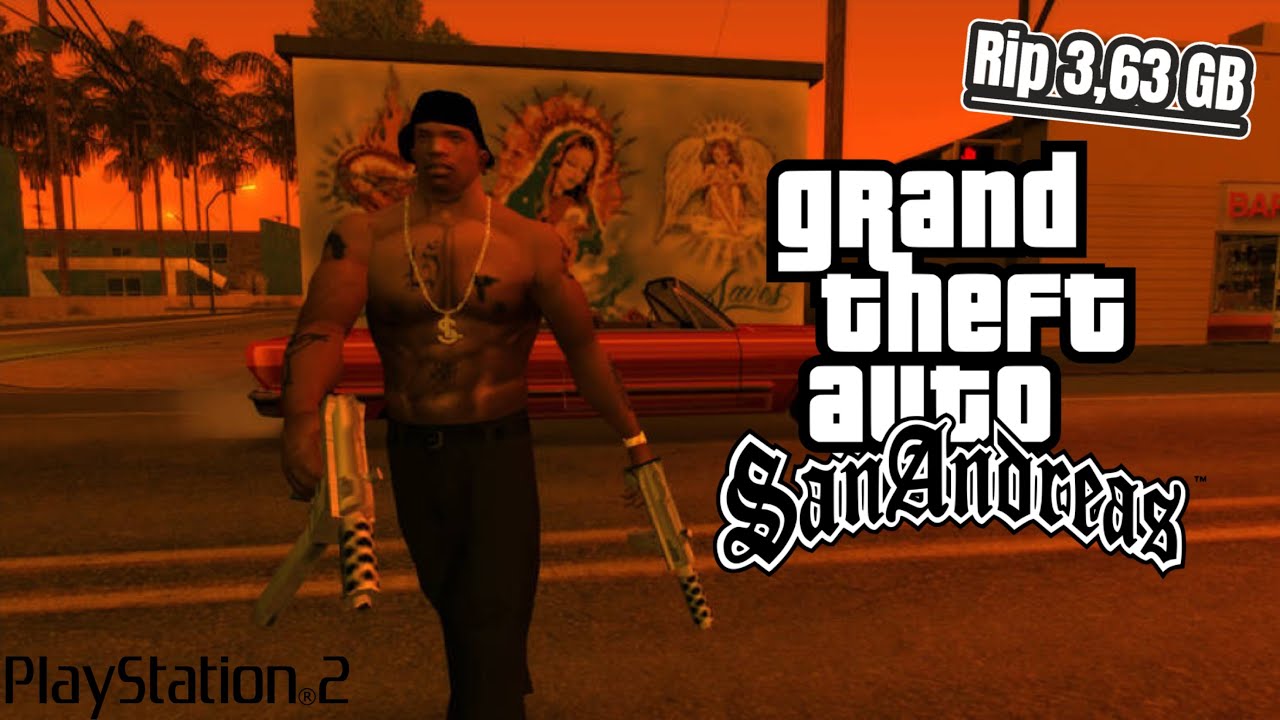Iso Gta San Andreas legendado PT-BR link direto pelo mediafire PS2 OPL RIPADO