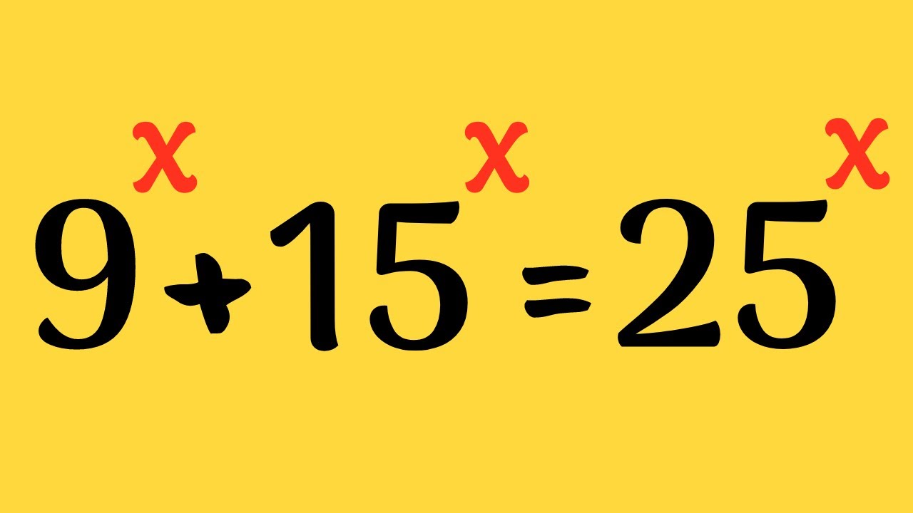 🔥 EQUAÇÃO EXPONENCIAL COM BASES DIFERENTES
