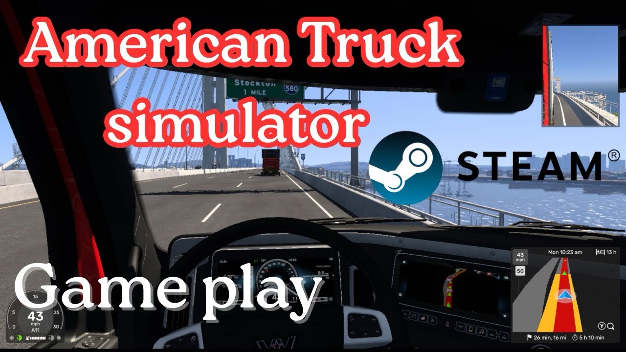 American Truck Simulator gameplay 