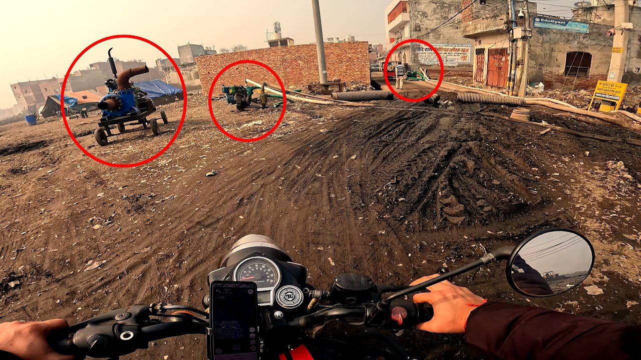 Mubarakpur Sharma Enclave Turned Into Hell 😡 | Delhi Reality | Bike Ride POV 4K