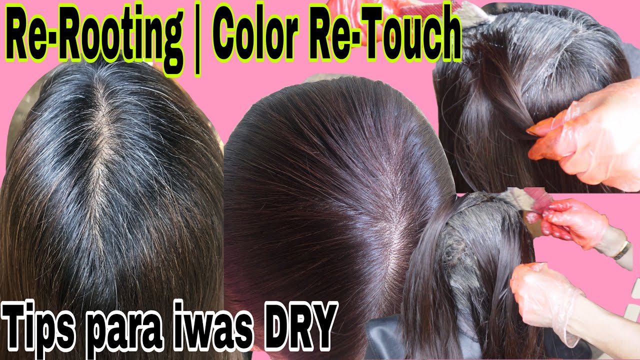 Tamang Root Hair Color Para sa may Puting Buhok.Para iwas Dry at Damage.