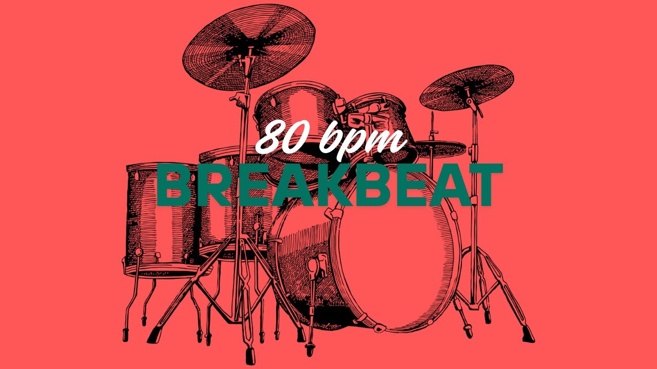 Breakbeat Free - 80 bpm drum loop