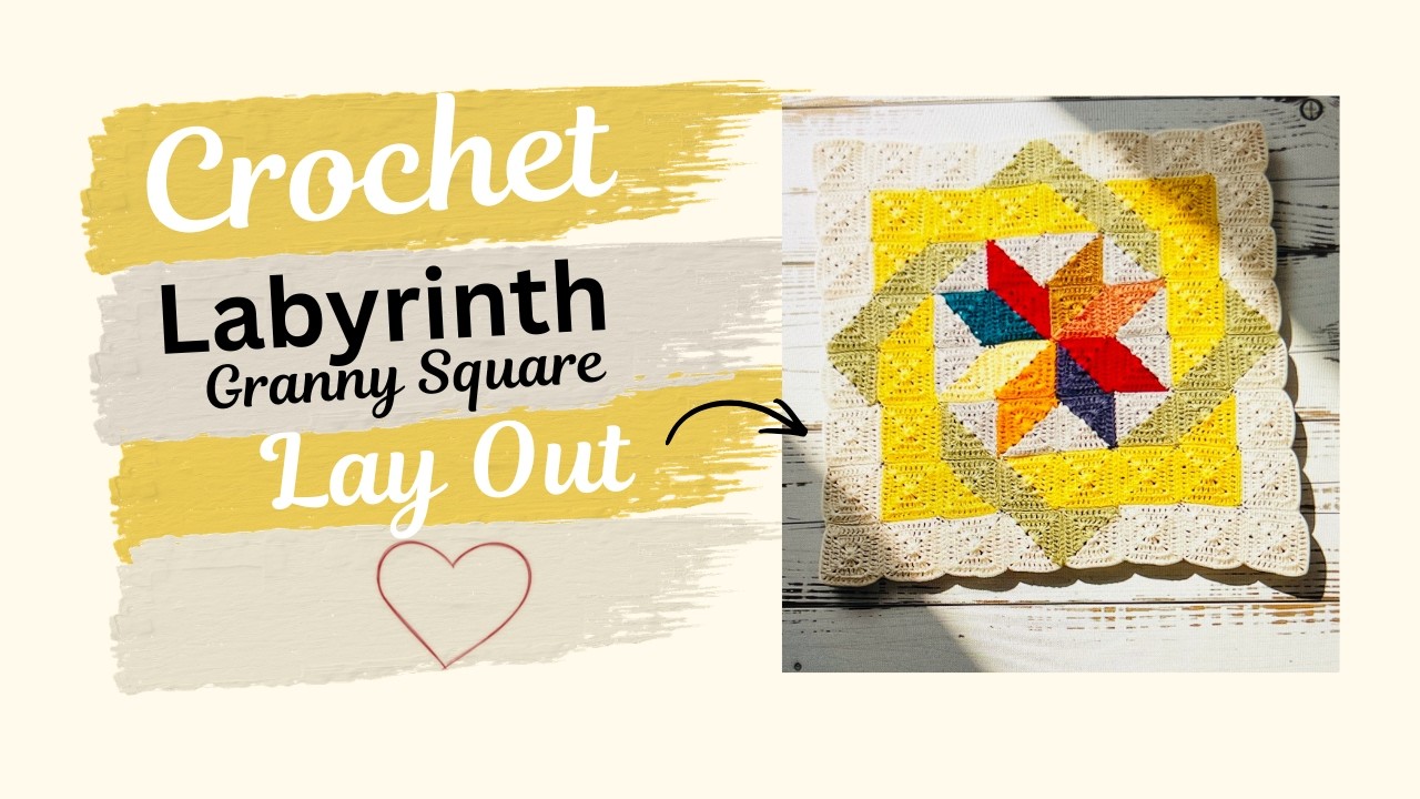 Crochet Labyrinth Star Quilt Inspired Crochet BOM