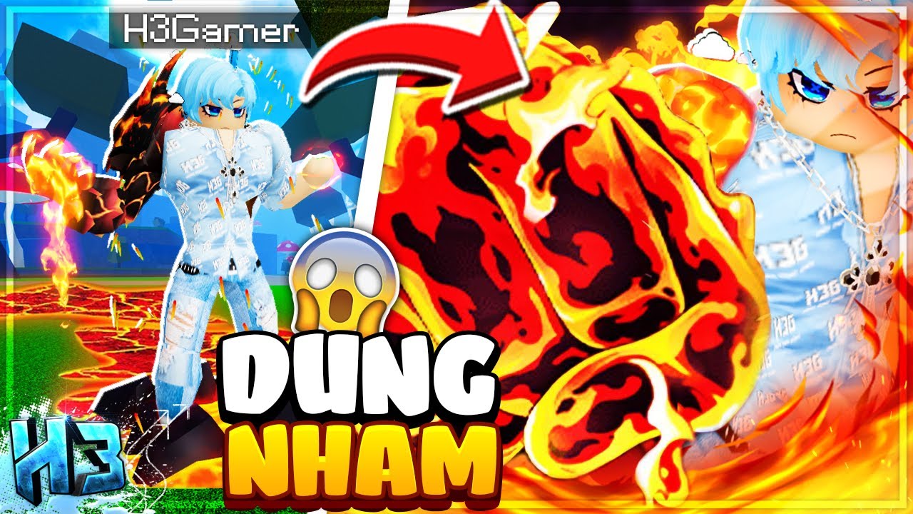 Mình đã THỨC TỈNH DUNG NHAM V2?? Sức Mạnh MAGMA của Akainu Trong Blox Fruit | Roblox