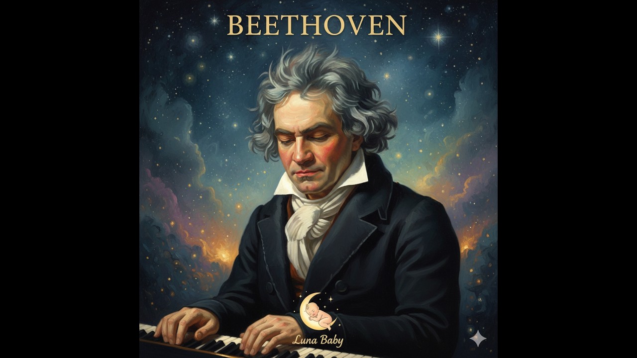 Beethoven for Babies 🌙 Für Elise | 17 Min.Relaxing Piano Lullaby | Luna Baby