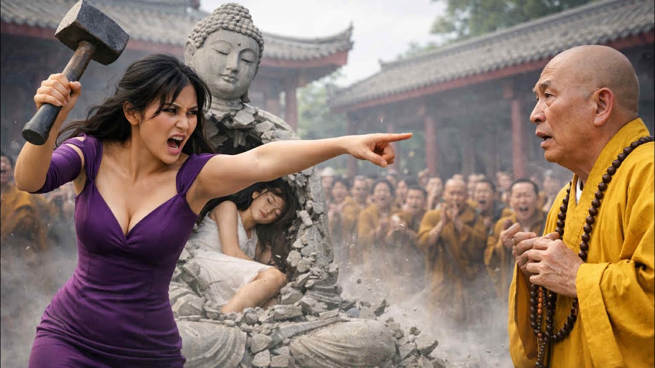 Cô Gái Ung Thư Đập Vỡ Tượng Phật - Cả Sân Chùa Câm Lặng Khi Phát Hiện Thứ Bên Trong..
