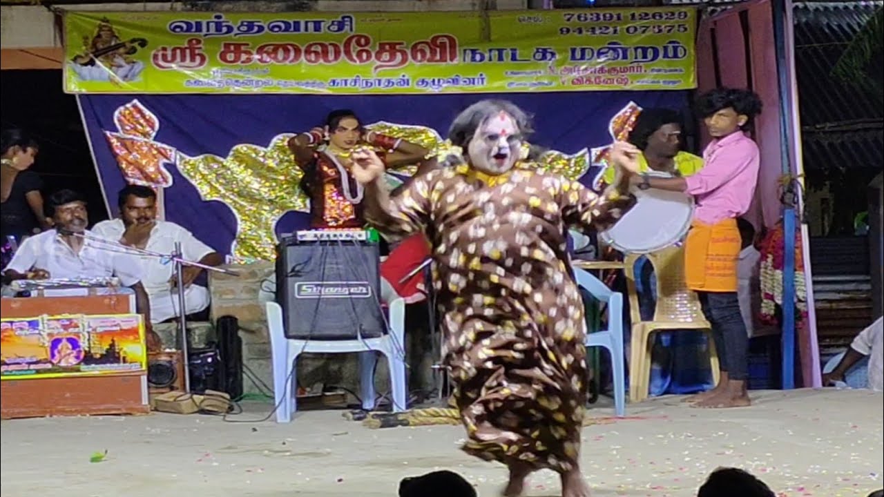 💯😁Vera level group dance kalaidevi nadaga mandram 😁mass dance scene 🕺