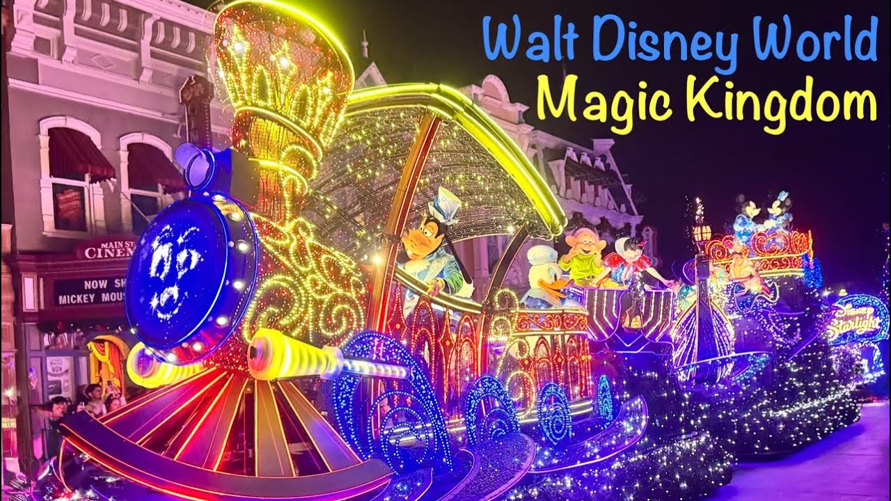 Live Streaming Disney World Magic Kingdom! Starlight Parade, Happily Ever After Fireworks, and More!