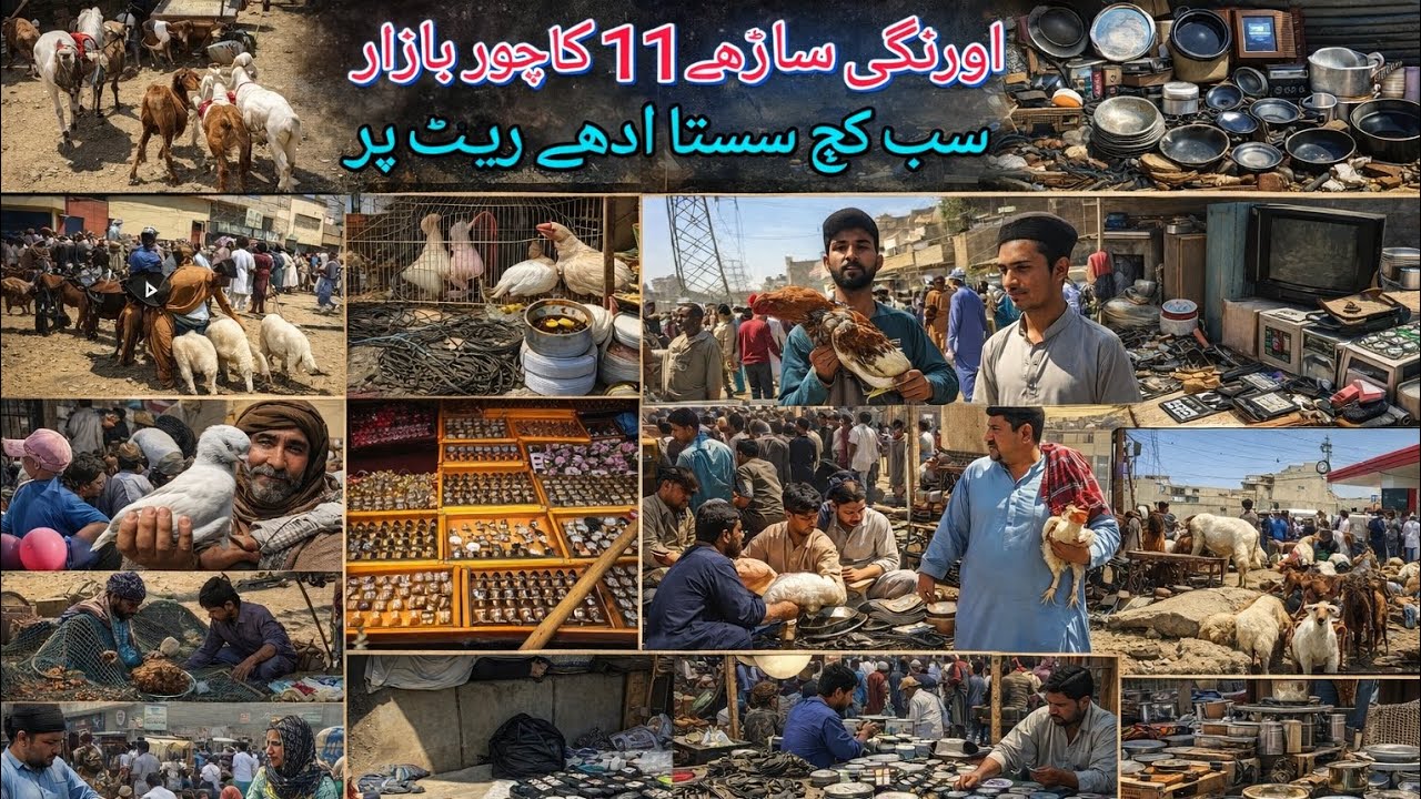 Orangi Town Kabari Bazaar Karachi | Animals, Birds, Old Mobiles, Clothes & Spare Parts Market Tour