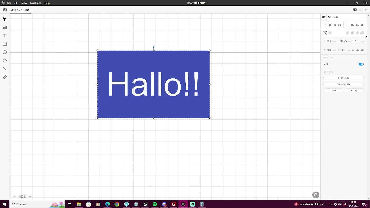 Stempel im Beam Studio erstellen