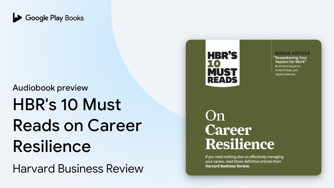 HBR's 10 Must Reads on Career Resilience by Harvard Business Review &middot; Audiobook preview