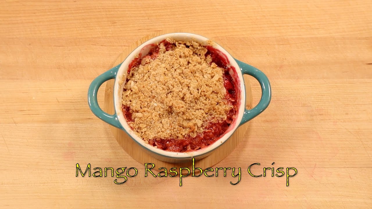 Mango Raspberry Crisp