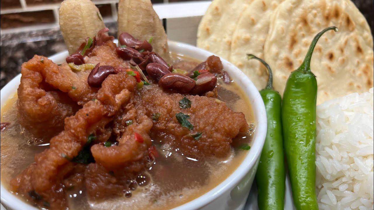 😱Bean soup 🫘 with pork rind, 🐖or pork skin 🐖 @antojitosktrachosymas