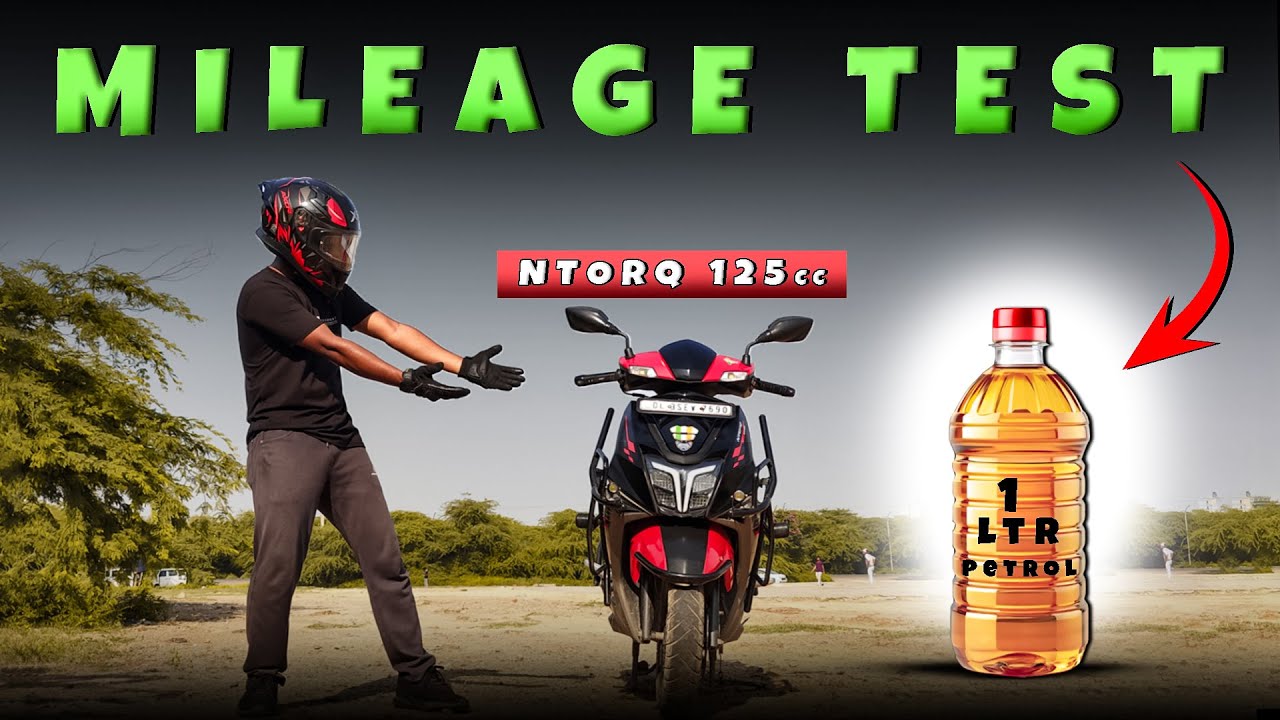 Ntorq Mileage test | 1 Litre petrol ⛽l Result will surprise You! 😳&rdquo; 2025