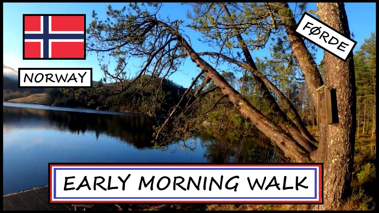 Peaceful early morning walk - Førde Norway - Life in Norway