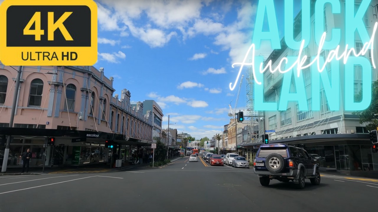 Auckland Drive | Western Springs to K-Road | Central Auckland | 4K