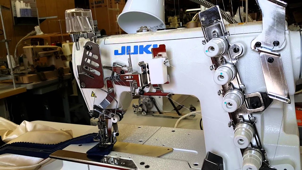 Juki MF-7523 coverstitch lesson
