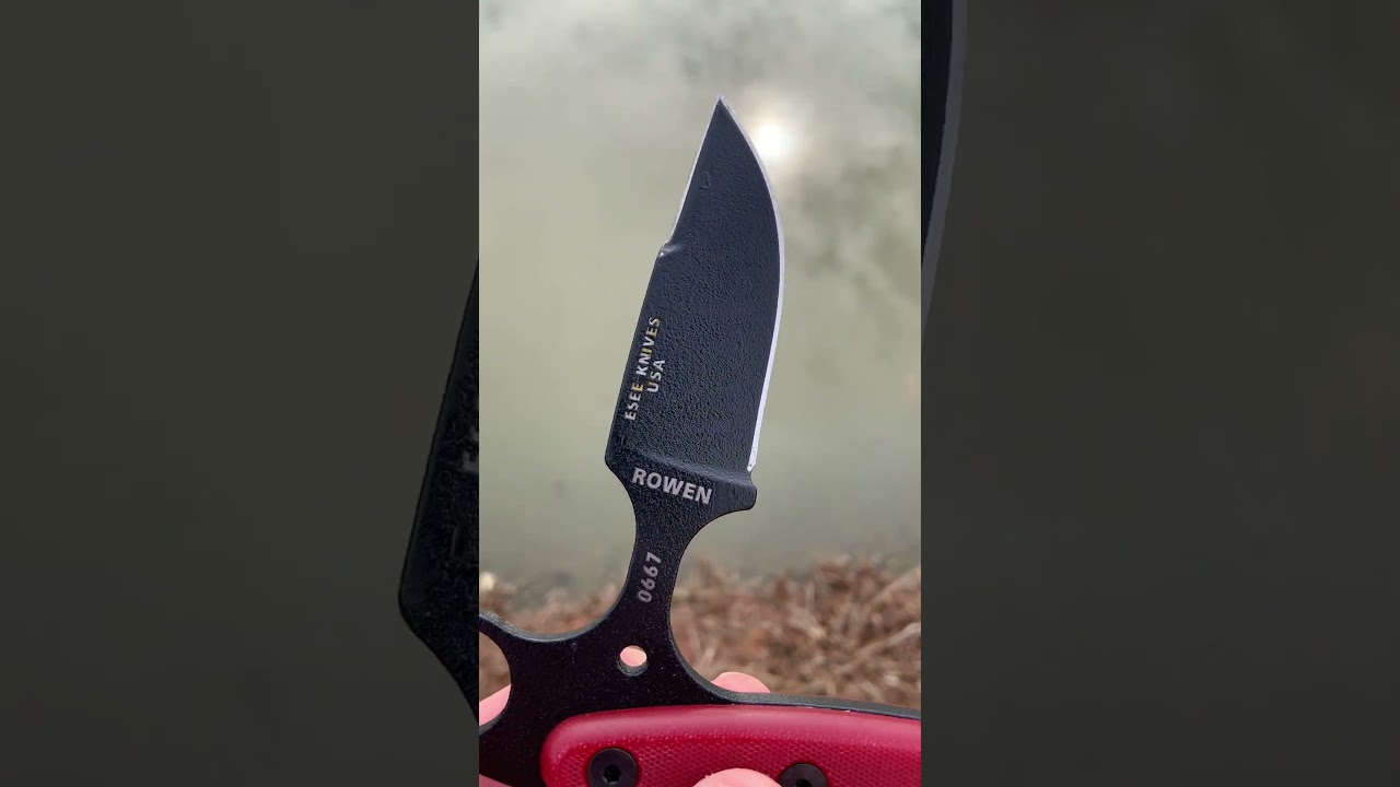 ESEE &ldquo;TERTIARY&rdquo; PUSH DAGGER RED G10 USA 2021