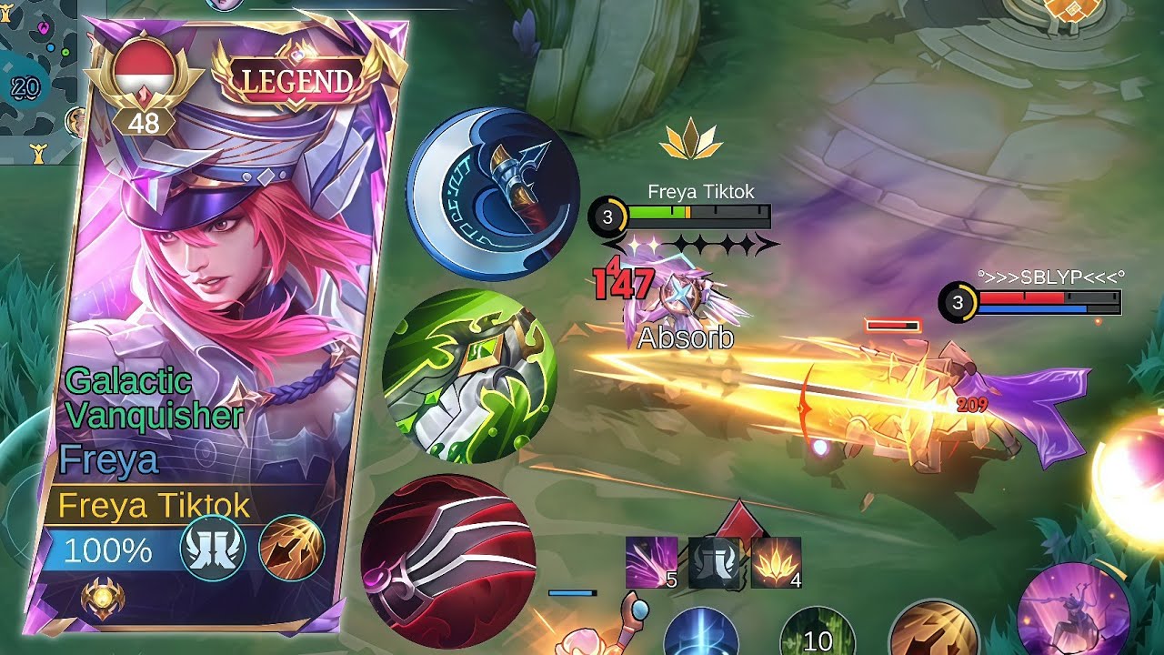 FREYA FULL DAMAGE VS AGGRESSIVE MINSITTHAR EXP! BUILD FREYA TERSAKIT 2024 - Mobile Legends