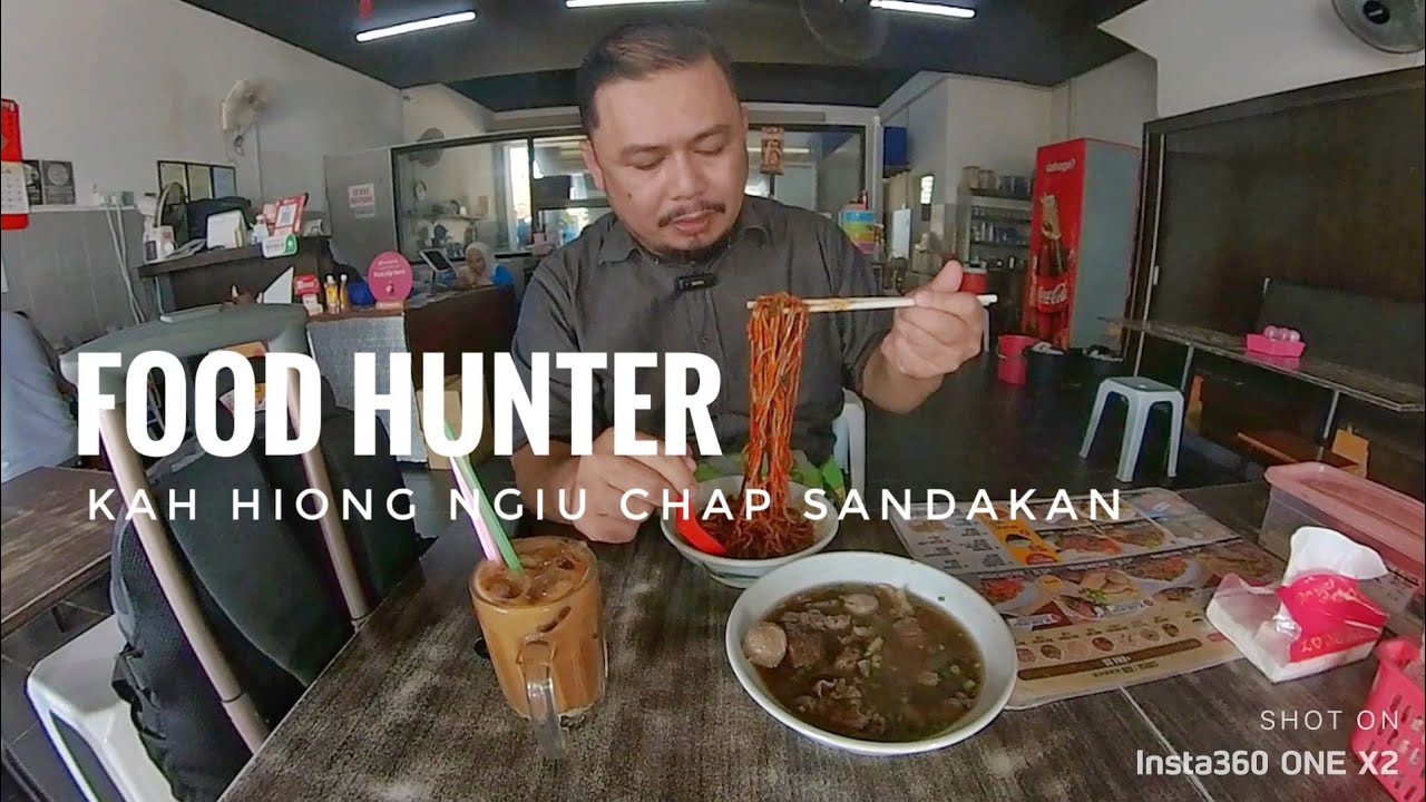 NGIU CHAP makanan terkenal di Sabah | KAH HIONG NGIU CHAP SANDAKAN | FOOD HUNTER #travelsolotosabah