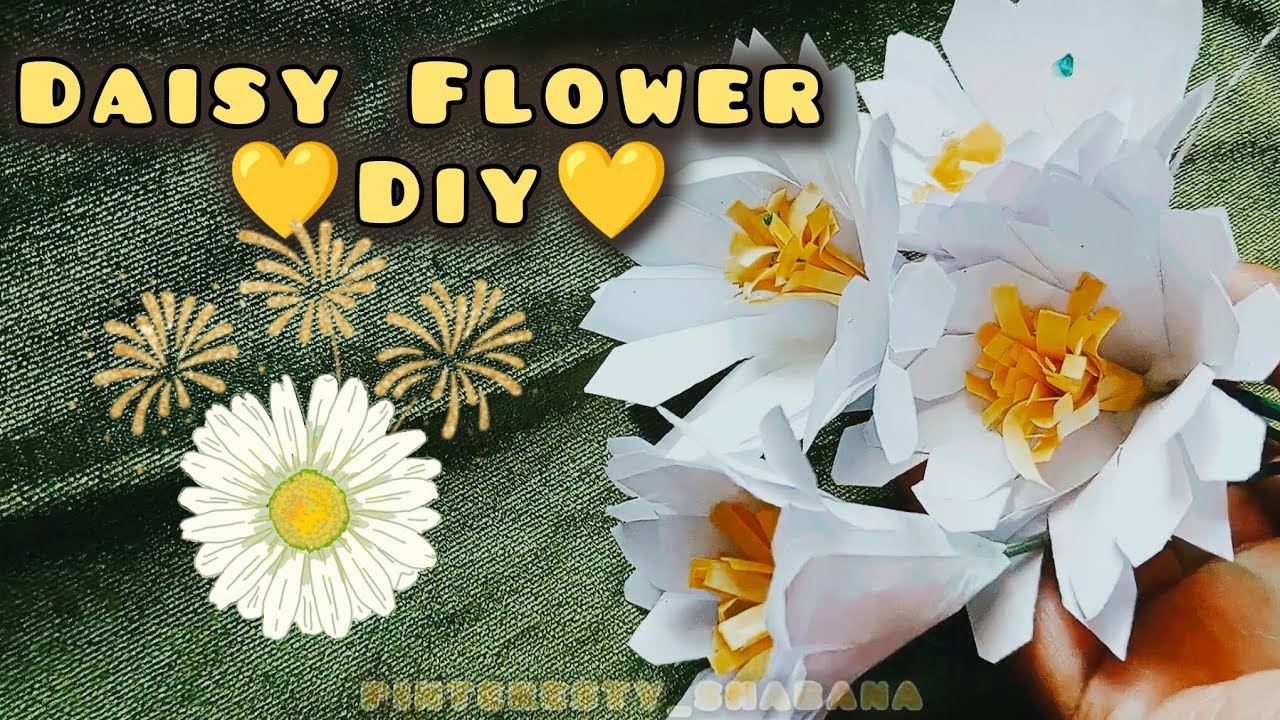 Daisy Flower Diy ✨|| Easy Diy || Flower Diy 💐