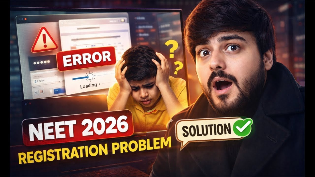 Neet UG 2026 Registration Form Filling Website Not Working OTP Filling Page Not Loading Solution