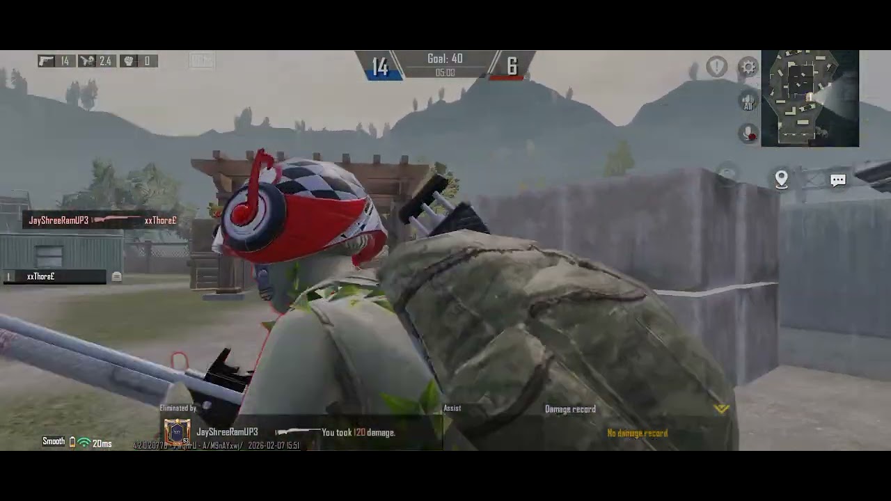 1v1 m24 Bgmi video king room Match