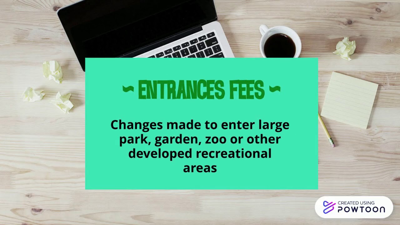 TYPES OF FEES AND CHARGES