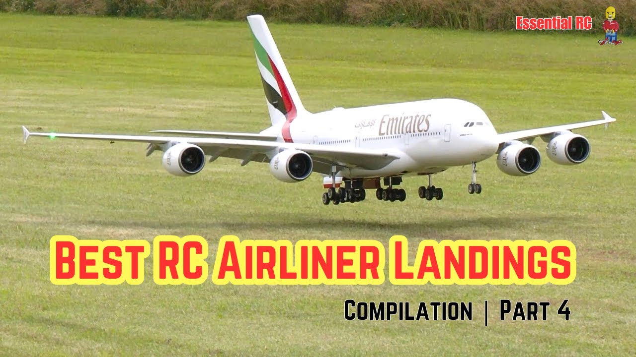 BEST COMPILATION of RC AIRLINER LANDINGS 2024 | PART 4