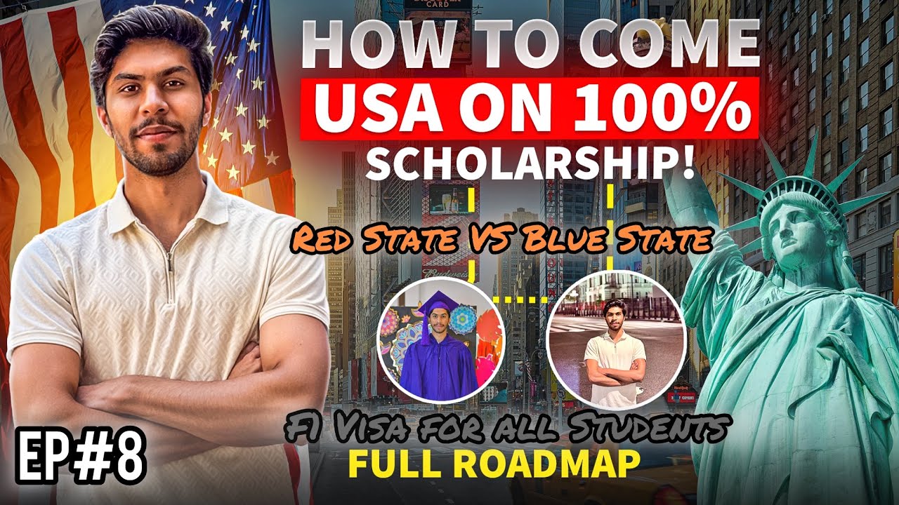 Should I Quit Youtube & Series? USA 🇺🇸 F1 Visa Blue VS Red State Scholarships