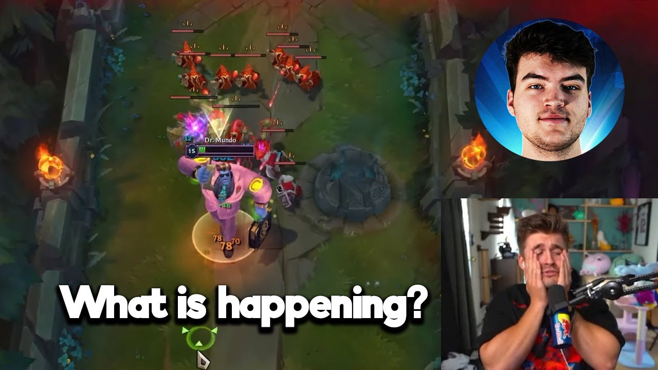 Ludwig Plays Incredible Dr. Mundo Game After Getting Coached By Alois