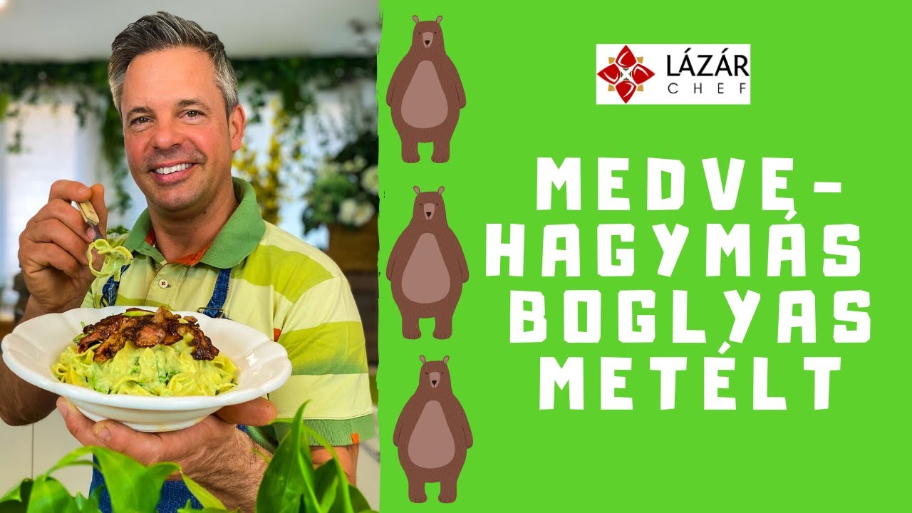 Medvehagymás boglyas metélt
