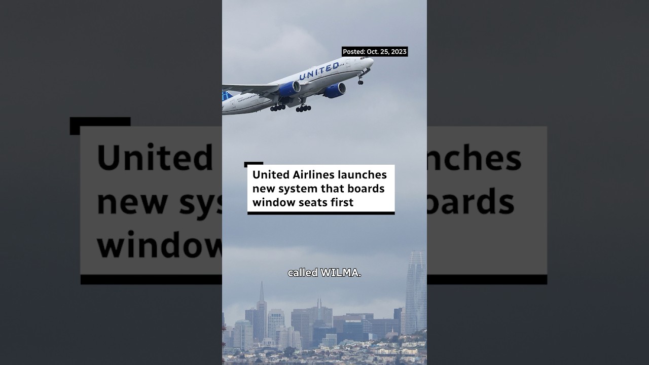 United says this new boarding method will save time #shorts 💺