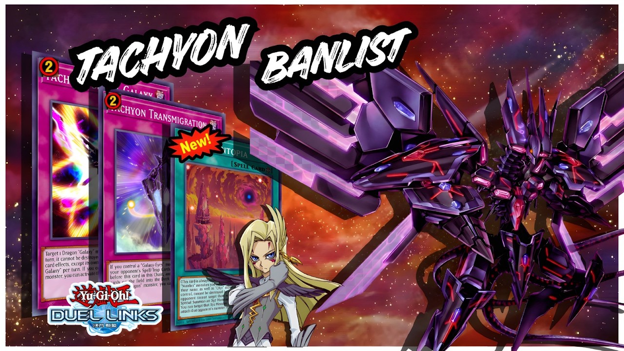 IS TACHYON STILL GOOD AFTER THE BANLIST? | BARIAN UTOPIA RANKED GAMEPLAY DUEL LINKS