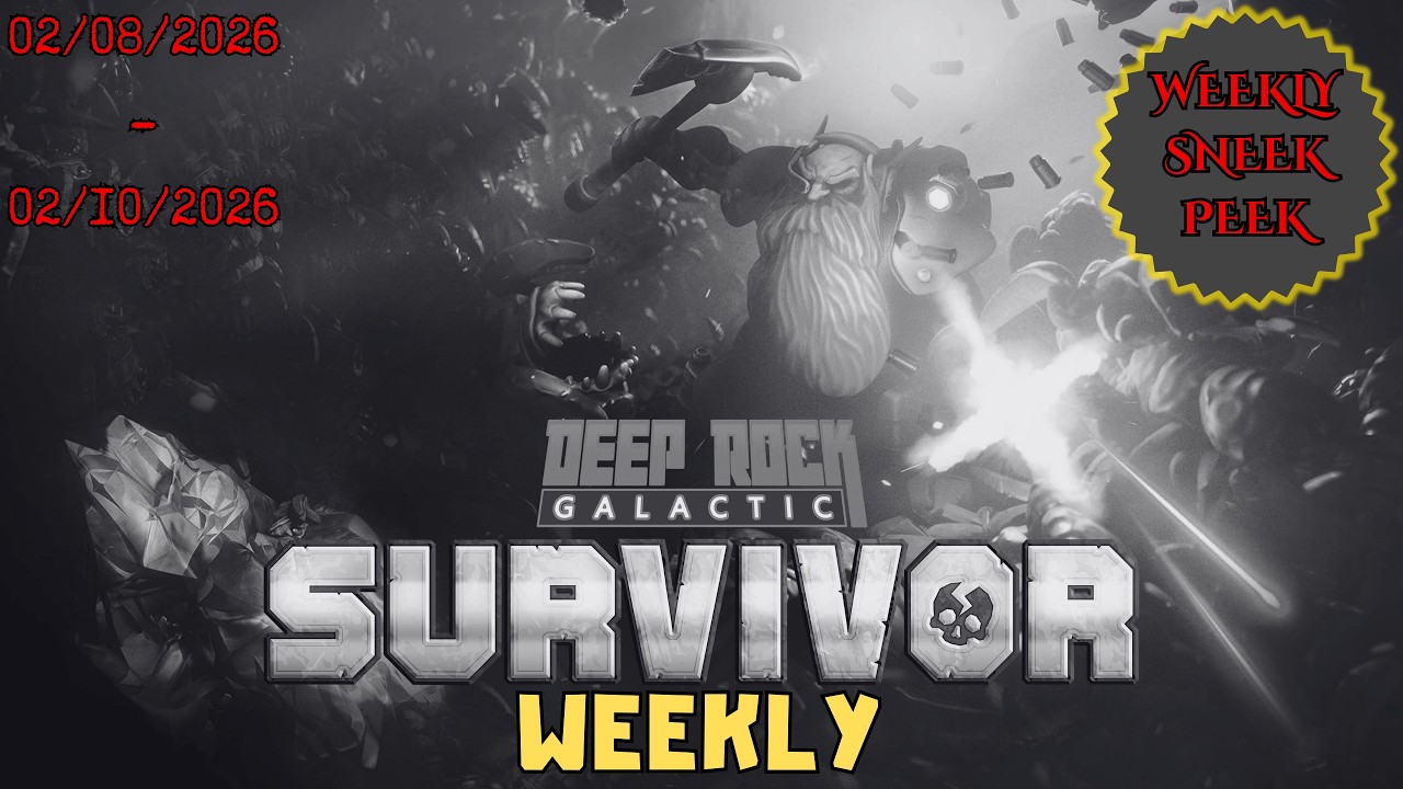 Deep Rock Galactic Survivor Weekly Ep. 7: 2/08/2026 - 2/10/2026 (Member-Only Weekly Sneak Peek)