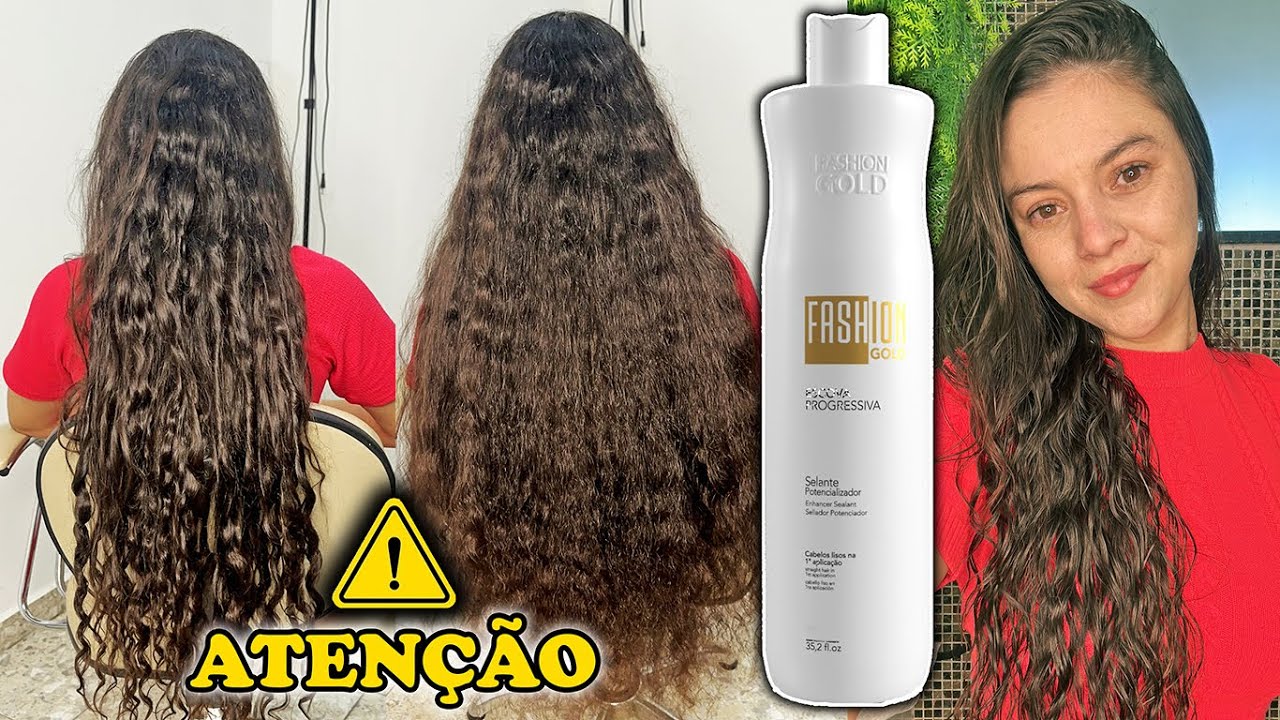 CUIDADO! NÃO COMPRE A PROGRESSIVA FASHION GOLD ANTES DE VER ESSE VÍDEO 😱 PROGRESSIVA + CHAPINHA