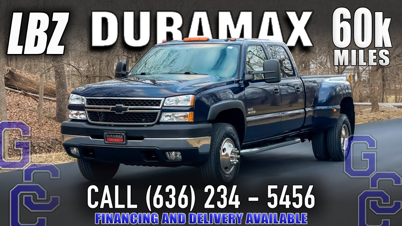 LBZ Duramax For Sale: 2007 Chevrolet Silverado 3500 4x4 Diesel With Only 60k Miles
