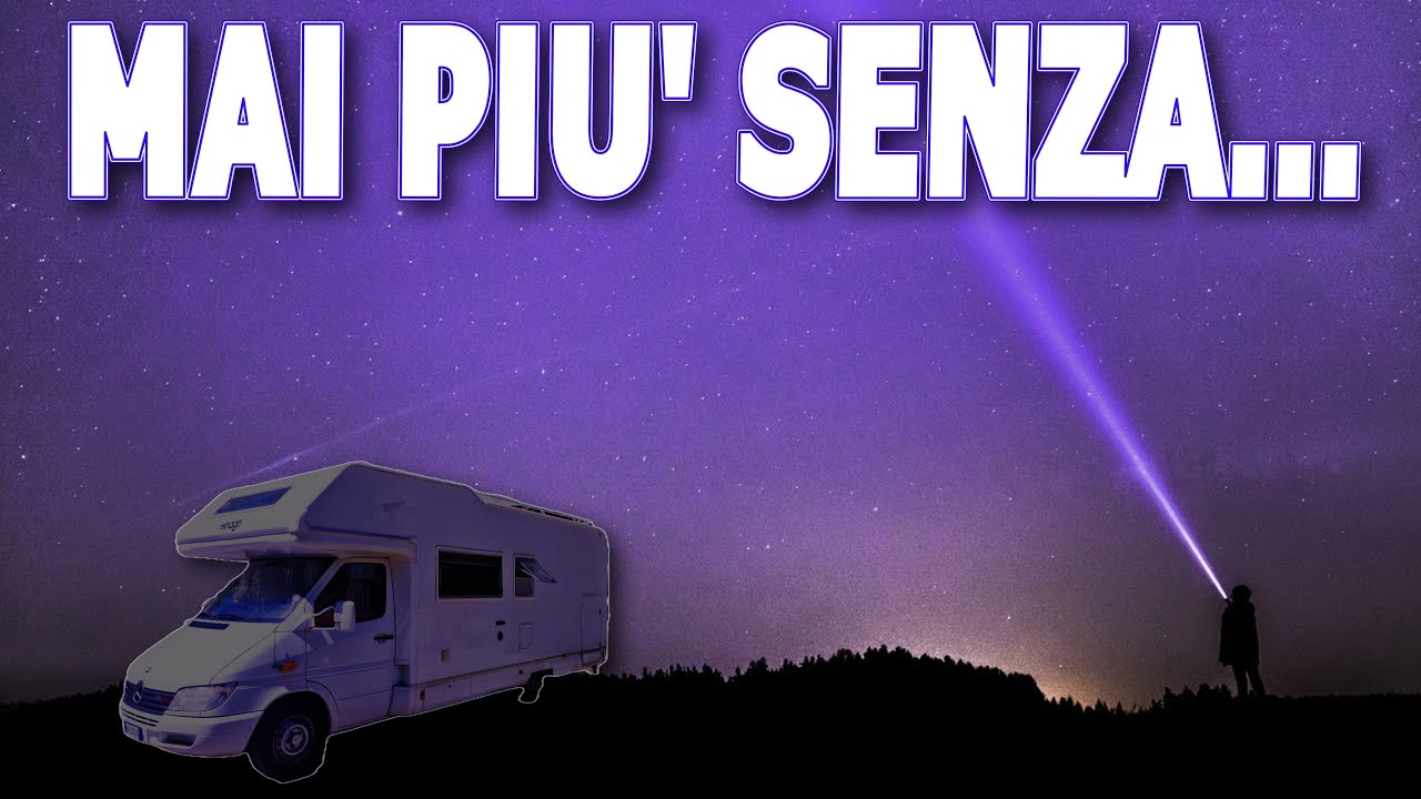 ILLUMINAZIONE ESTERNA IN CAMPER #camper #camperlife #trustfire