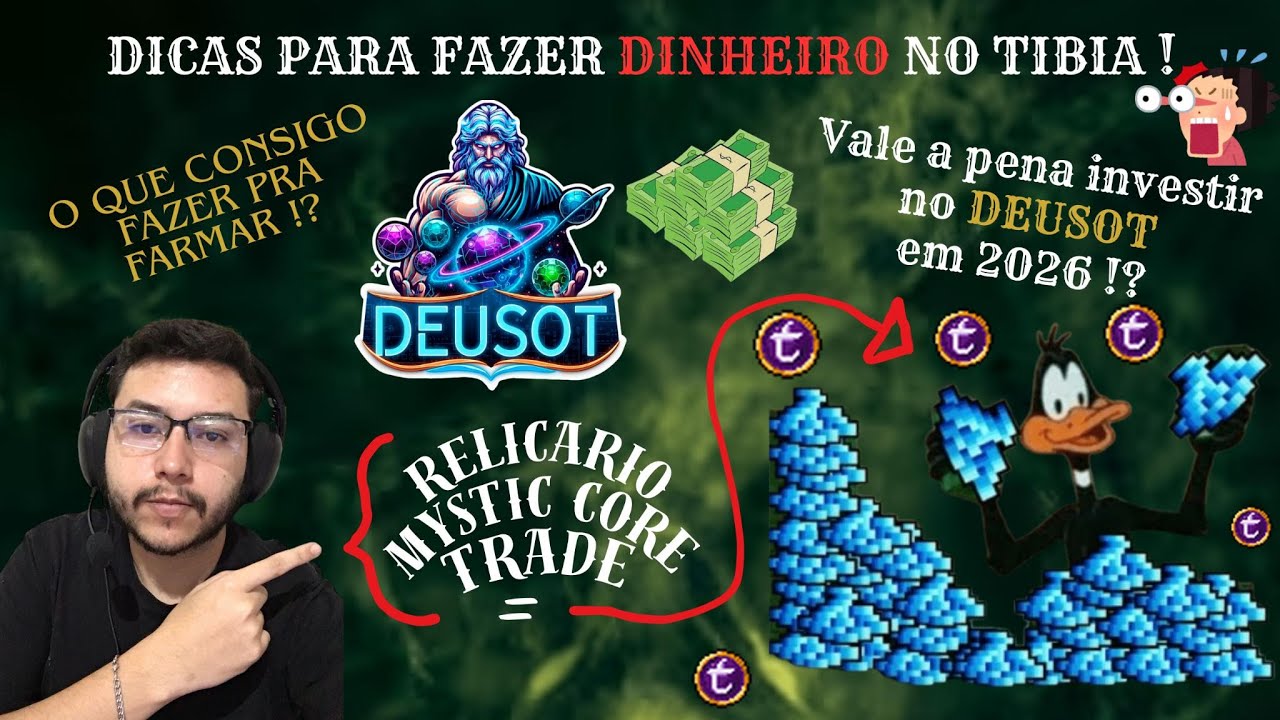 TIBIA DA DINHEIRO? COMO FARMA? ONDE ? COMO !? DEUSOT DA DINHEIRO ?! TUDO QUE PRECISA SABER AQUI ✅💸