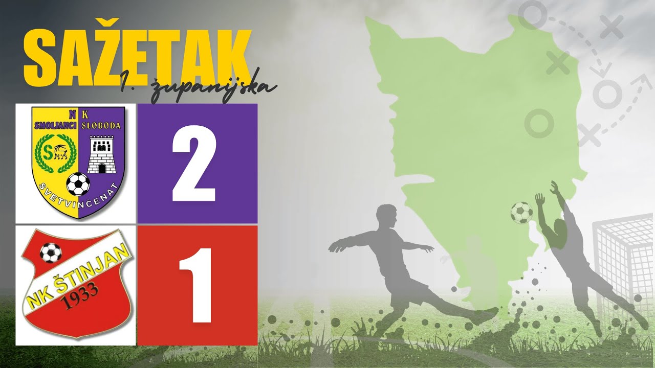 1.ŽNLI - PLAY OFF | 5. kolo | NK Smoljanci Sloboda v NK Štinjan | 2:1 #korner #sažetak #nogomet