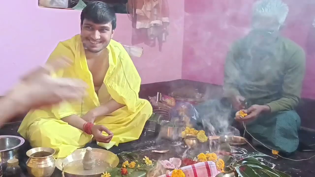 मिथिलांचल पूजा विधी | Jha Family Wedding Puja Vlog | Daily Vlog 2 March 