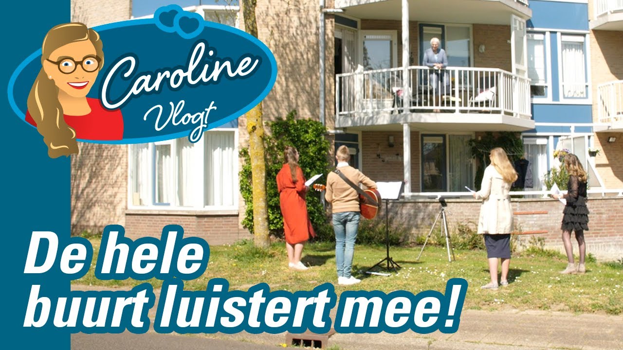 Zingen voor oude en eenzame mensen | Caroline vlogt #33