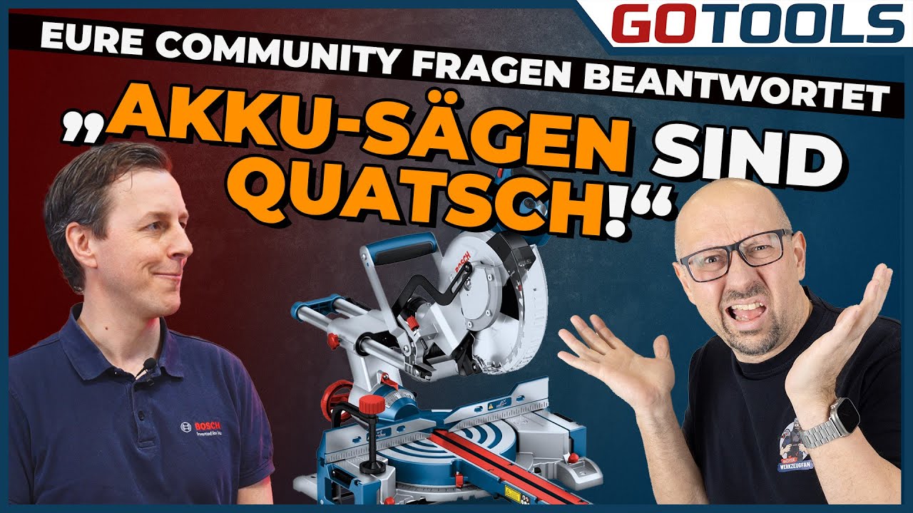 Der Spezialist von Bosch für Kapp- & Gehrungssägen im Kreuzverhör! Holz-Handwerk 2024