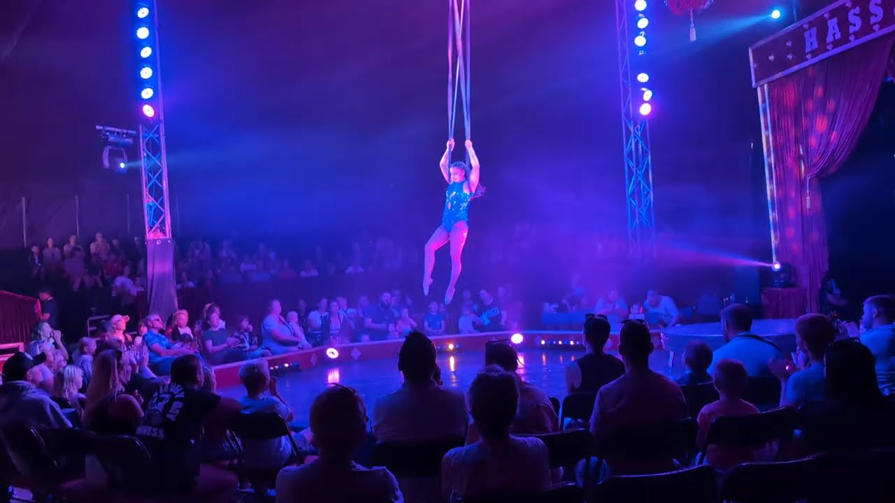 Swing Rope Woman At The Circus In Pleasurewood Hills