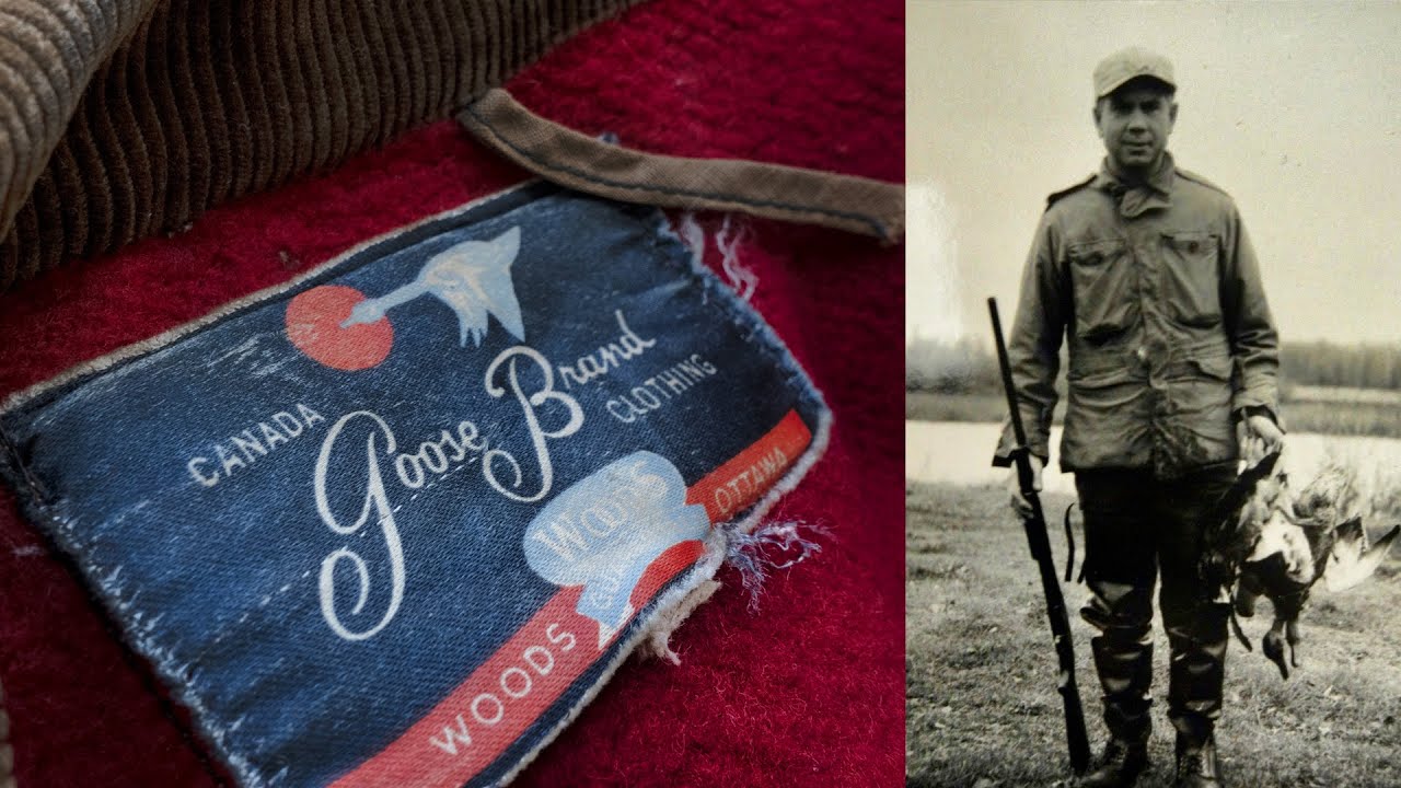 Vintage Hunting Coat - My Grandfather's Woods Canada Goose Brand Hunting Jacket -Vintage Quality