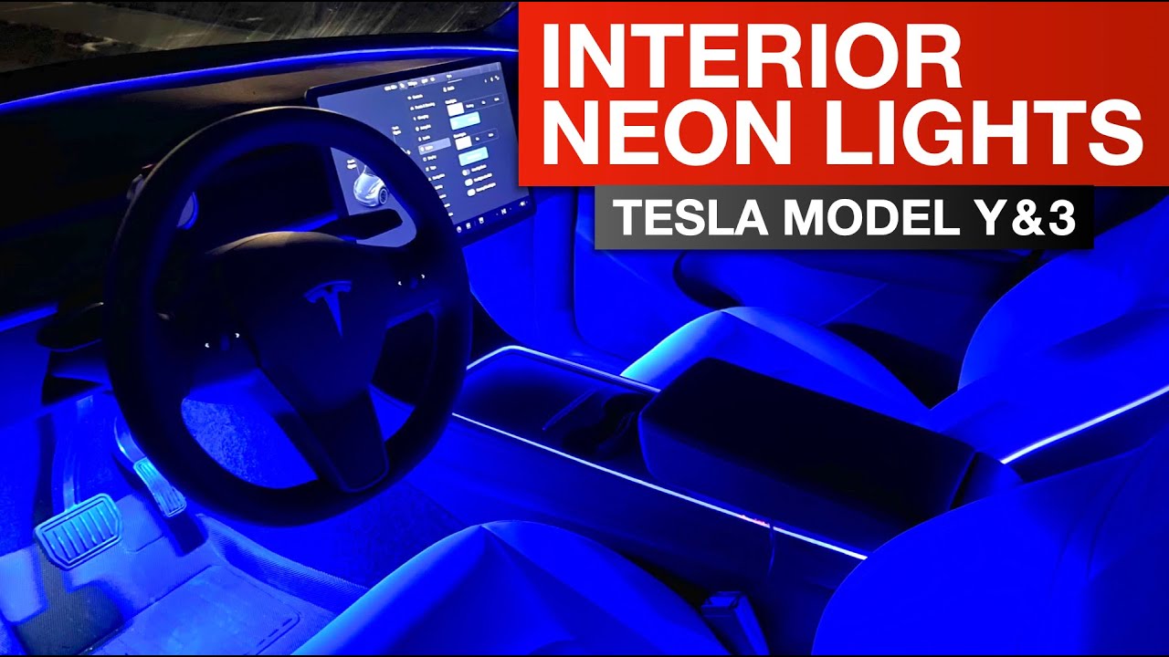Tesla Model Y & 3 - Nestour Neon Light Kit