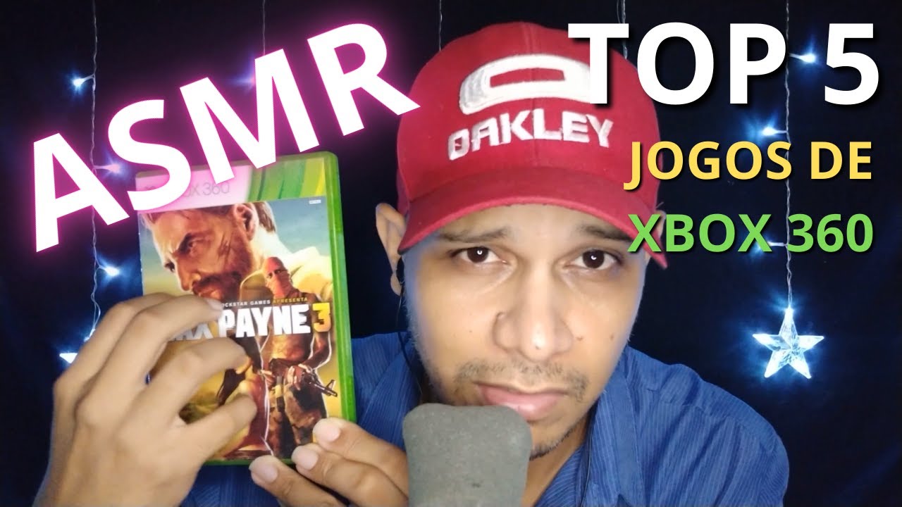 ASMR meus games de Xbox 360 - Top 5 jogos que eu mais gosto